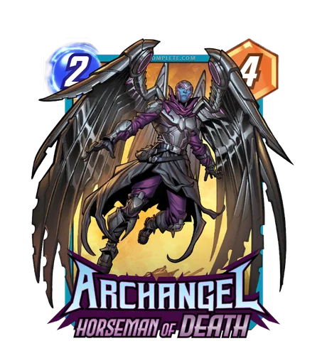 Archangel Horseman of Death Marvel Snap card art