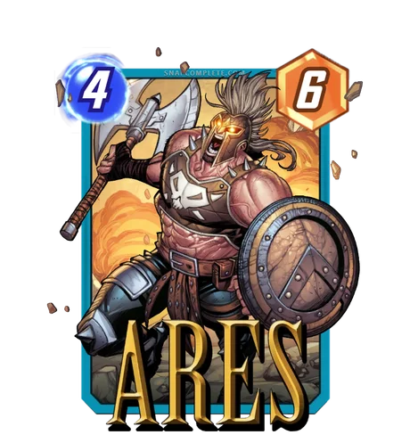 Ares Marvel Snap card art