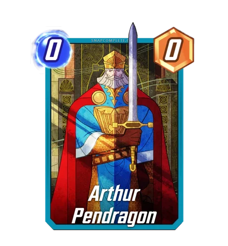 Arthur Pendragon Marvel Snap card art