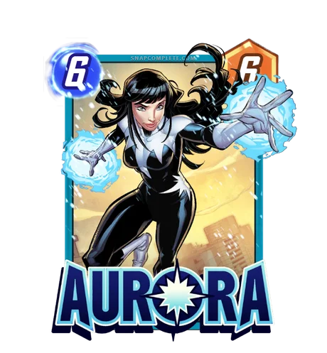 Aurora Marvel Snap card art