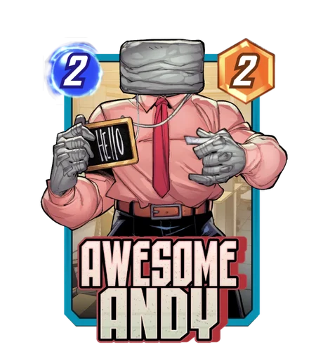 Awesome Andy Marvel Snap card art