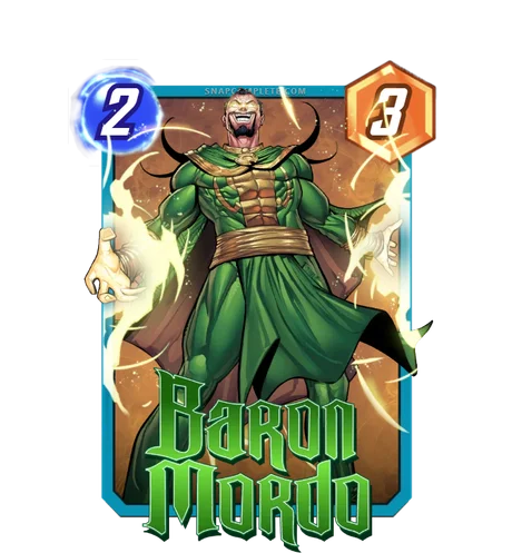 Baron Mordo Marvel Snap card art