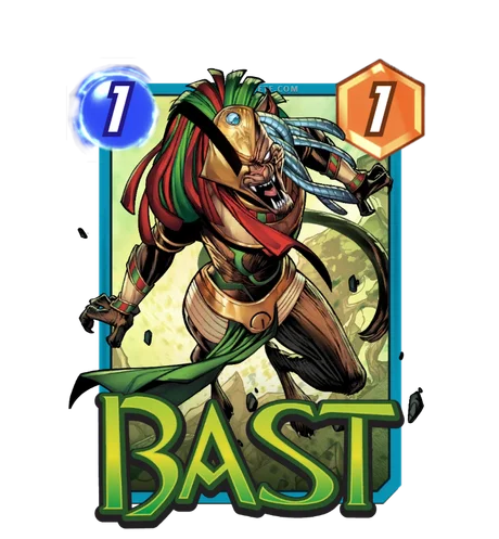 Bast Marvel Snap card art