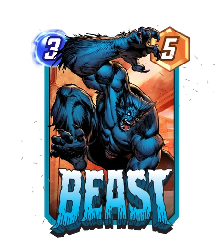 Beast Marvel Snap card art