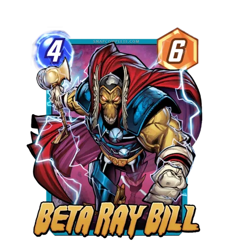 Beta Ray Bill Marvel Snap card art