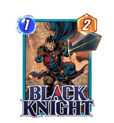 Black Knight Marvel Snap card art