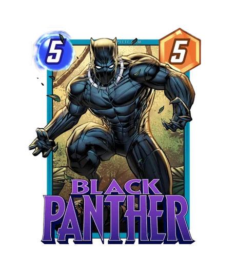 Black Panther Marvel Snap card art
