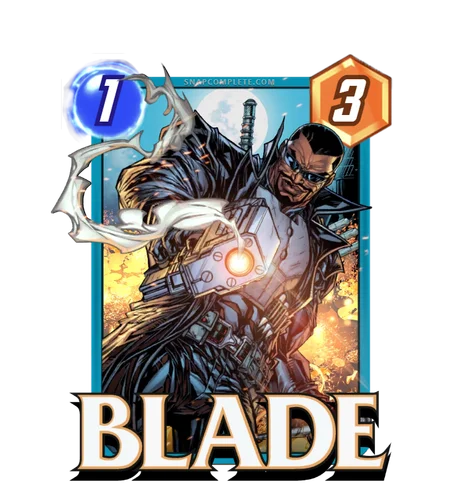 Blade Marvel Snap card art