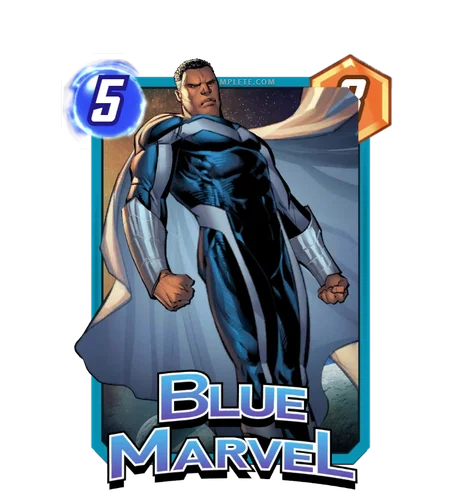 Blue Marvel Marvel Snap card art