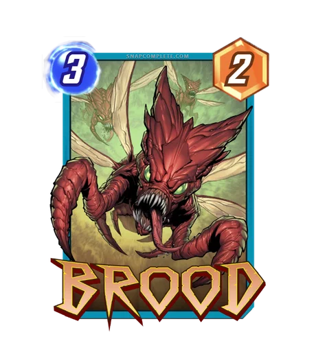Brood Marvel Snap card art