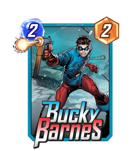 Bucky Barnes Marvel Snap card art