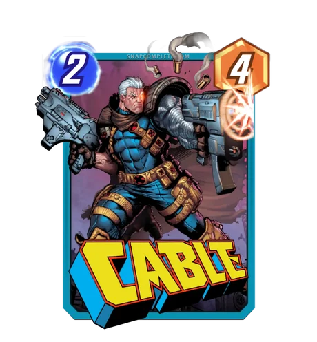 Cable Marvel Snap card art