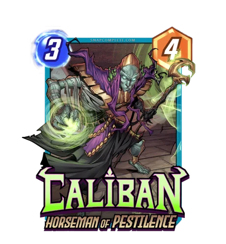 Caliban Horseman of Pestilence Marvel Snap card art