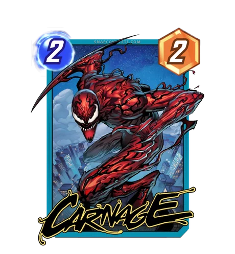 Carnage Marvel Snap card art