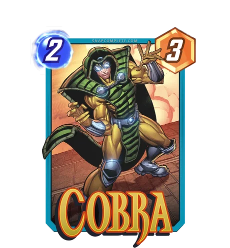 Cobra Marvel Snap card art