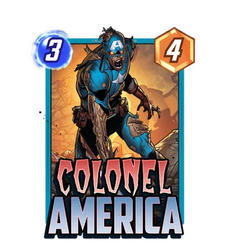 Colonel America Marvel Snap card art
