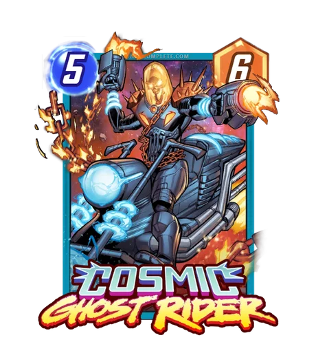 Cosmic Ghost Rider Marvel Snap card art