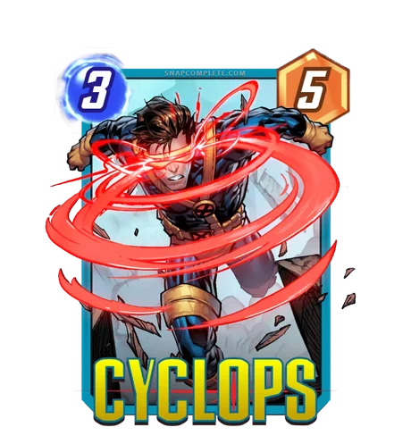 Cyclops Marvel Snap card art