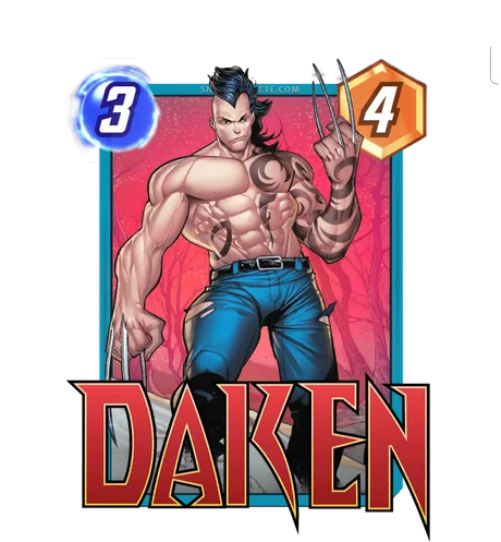 Daken Marvel Snap card art