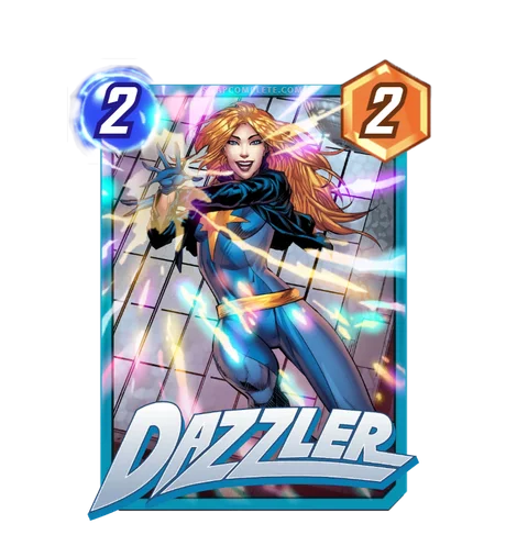 Dazzler Marvel Snap card art