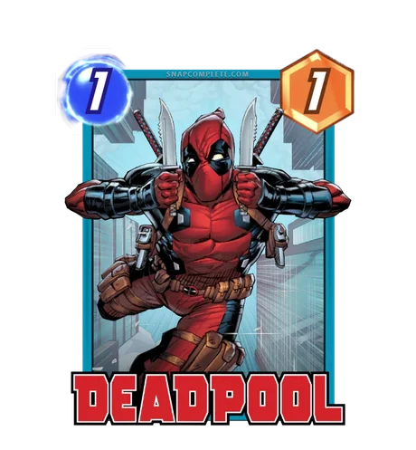 Deadpool Marvel Snap card art