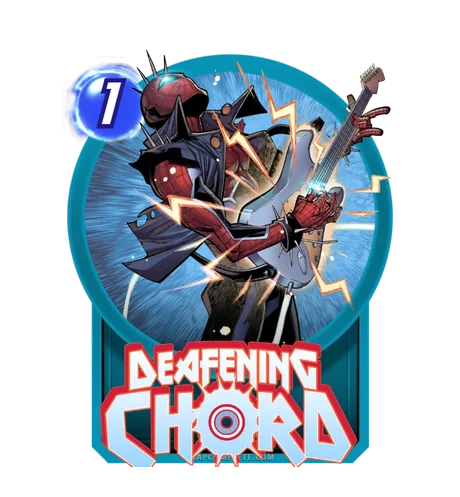 Deafening Chord Marvel Snap card art