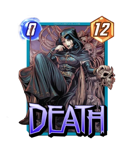 Death Marvel Snap card art