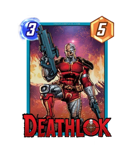 Deathlok Marvel Snap card art