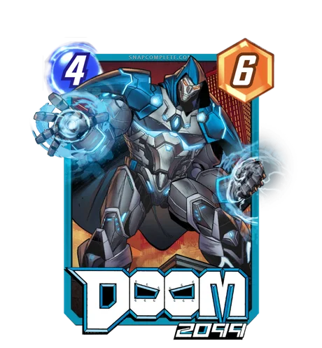 Doctor Doom 2099 Marvel Snap card art