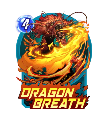 Dragon Breath Marvel Snap card art