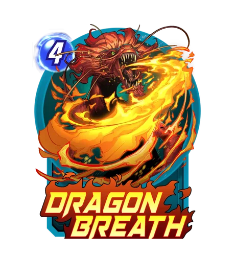 Dragon Breath Marvel Snap card art