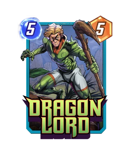 Dragon Lord Marvel Snap card art