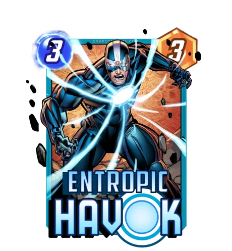 Entropic Havok Marvel Snap card art