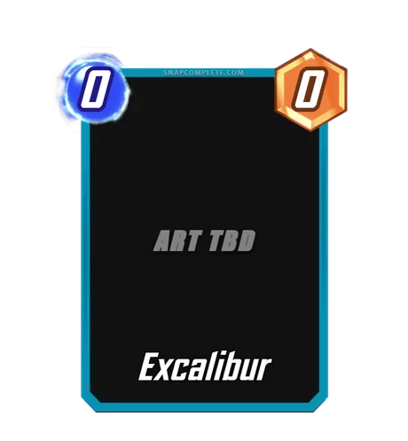 Excalibur Marvel Snap card art