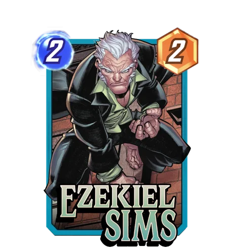 Ezekiel Sims Marvel Snap card art