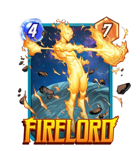 Firelord Marvel Snap card art