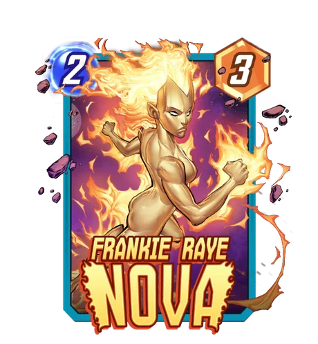 Nova Frankie Raye Marvel Snap card art