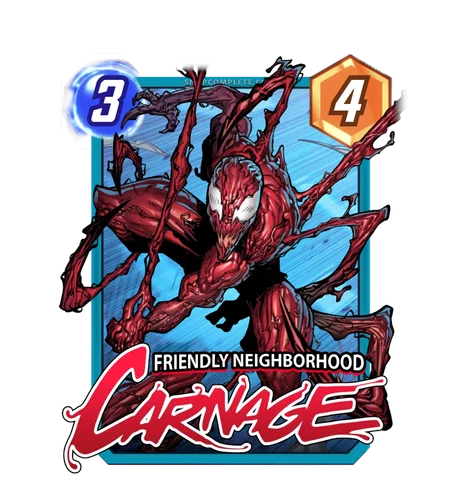 Friendly Neighborhood Carnage Marvel Snap card art