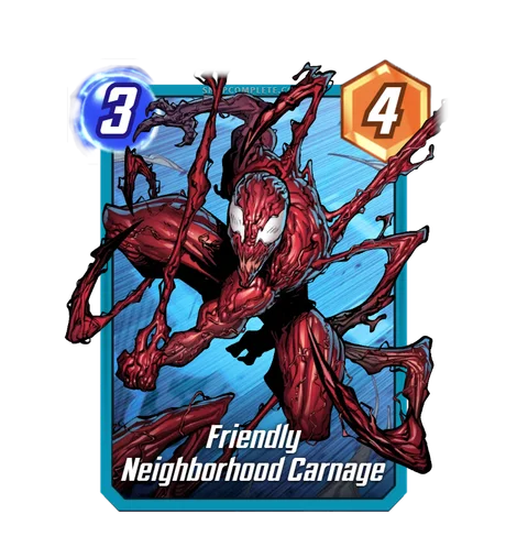 Friendly Neighborhood Carnage Marvel Snap card art