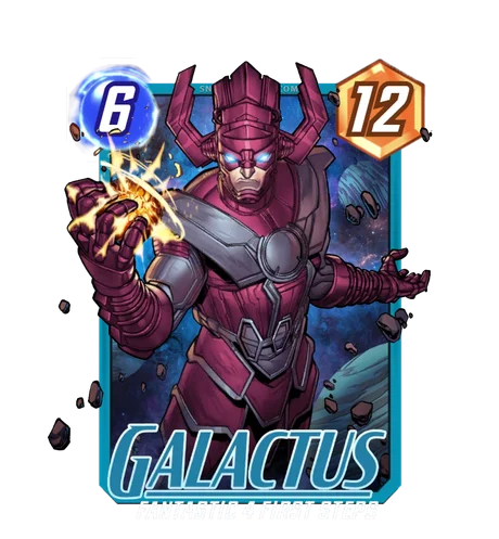 Galactus First Steps Marvel Snap card art