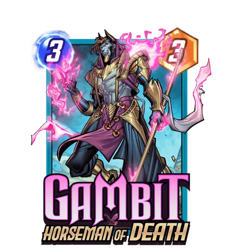 Gambit Horseman of Death Marvel Snap card art