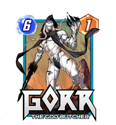 Gorr the God Butcher Marvel Snap card art