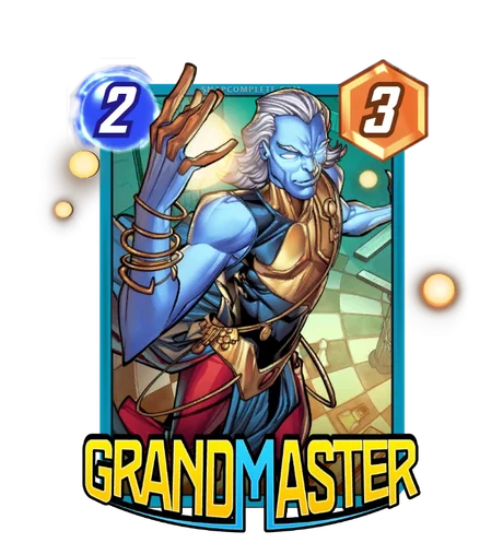 Grand Master Marvel Snap card art