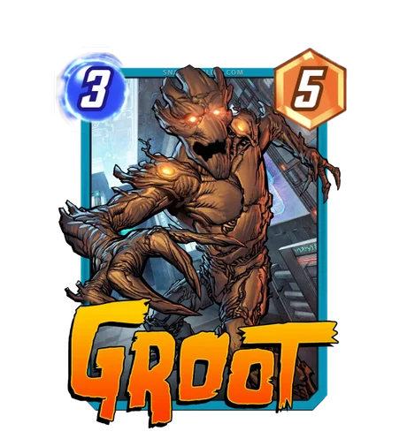 Groot Marvel Snap card art