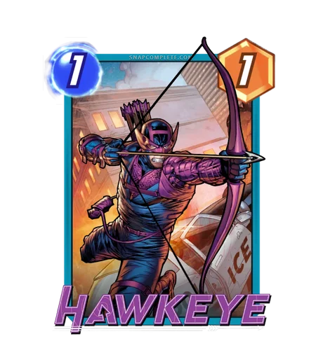 Hawkeye Marvel Snap card art