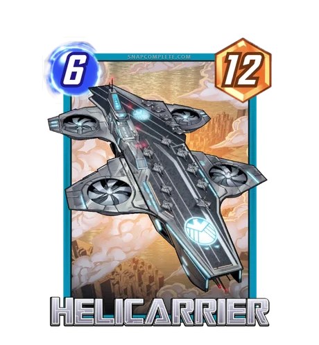 Helicarrier Marvel Snap card art