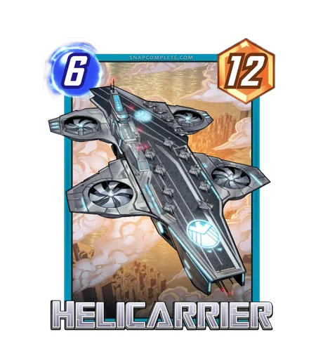 Helicarrier Marvel Snap card art