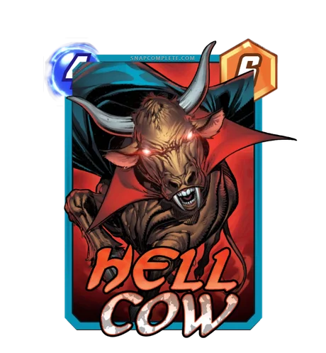 Hellcow Marvel Snap card art