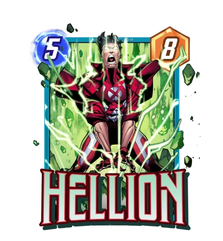 Hellion Marvel Snap card art