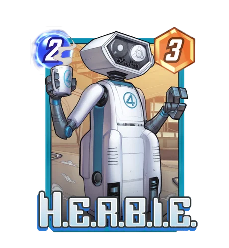 H.E.R.B.I.E. Marvel Snap card art